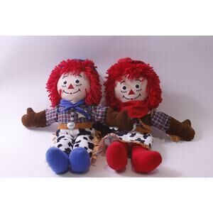 Applause, Raggedy Ann and Andy, Cowgirl and Cowboy, Rag Dolls, ~ 250709-WH 409